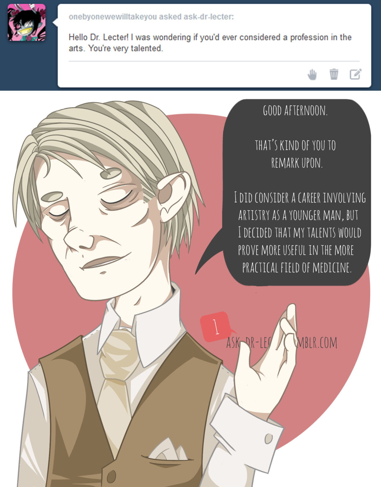 Have A Question For Hannibal Ask Away - Question (1280x1638), Png Download