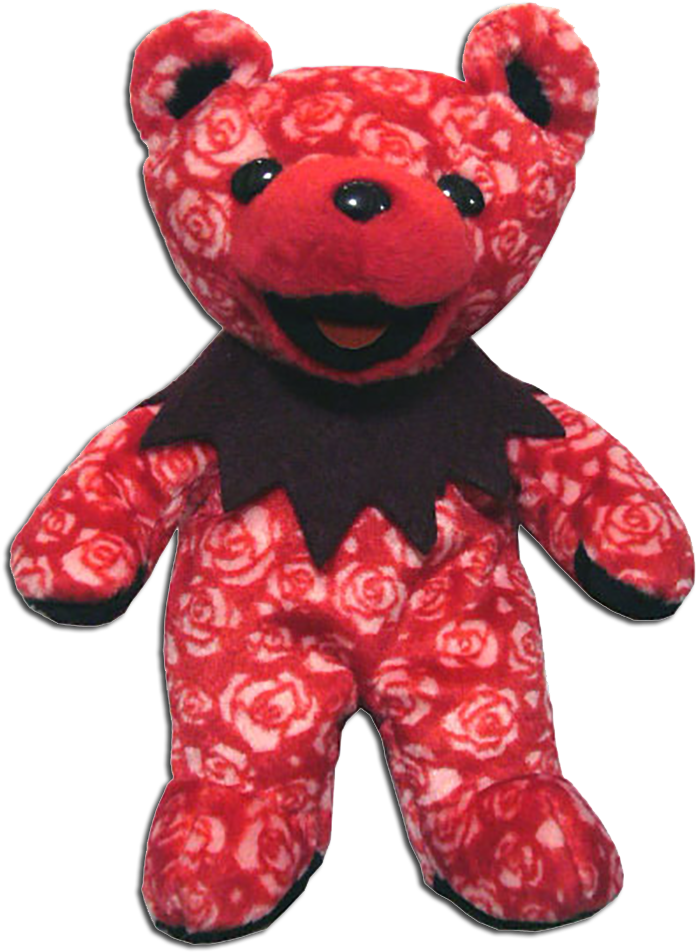 Grateful Dead Beauty Bean Bear - Concert (764x1000), Png Download