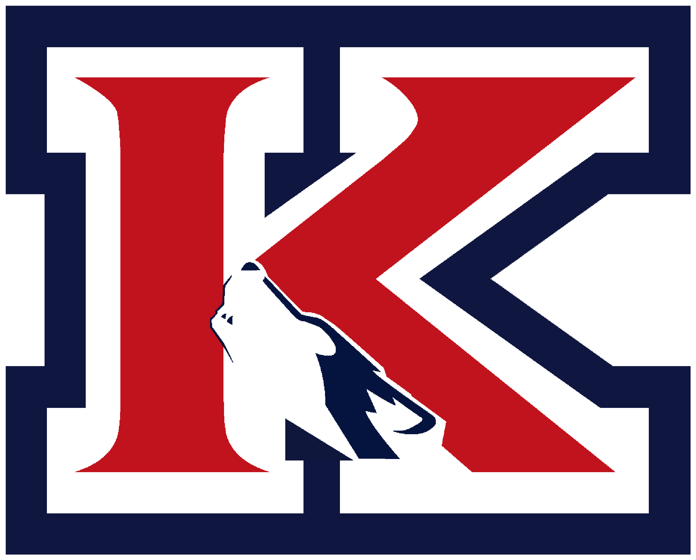 M L King Wolves - King High School Riverside Logo (2378x1935), Png Download