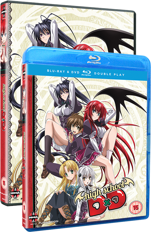 High School Dxd - High School D X D Complete Series Blu-ray (530x795), Png Download