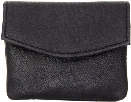 Smart Lille Pung Til Dame Og Herre I Læder Sort Tilbud - Birkmond (720x690), Png Download