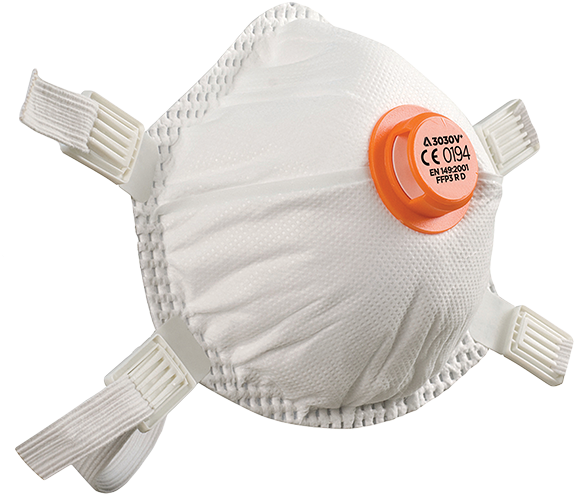 Alpha Solway Moulded 3000 Series P3 Mask - Alpha Solway 3030v (638x634), Png Download