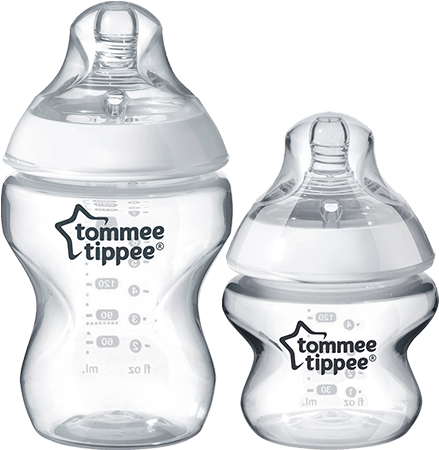 Closer To Nature Bottle Support - Tommee Tippee Closer To Nature Bottle - 5 Oz - 4 Ct (1067x530), Png Download