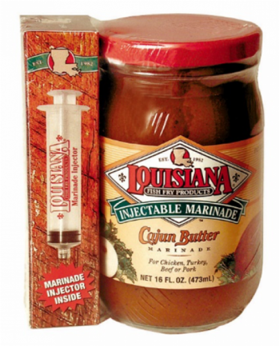 Louisiana Fish Fry Injectable Cajun Butter Marinade - La Fish Fry Injectable Marinade (500x500), Png Download