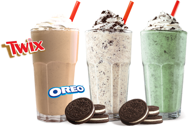 Marco Reas Diner Dessert Menu Crepes Pancakes - Oreo Mint Shake (758x455), Png Download