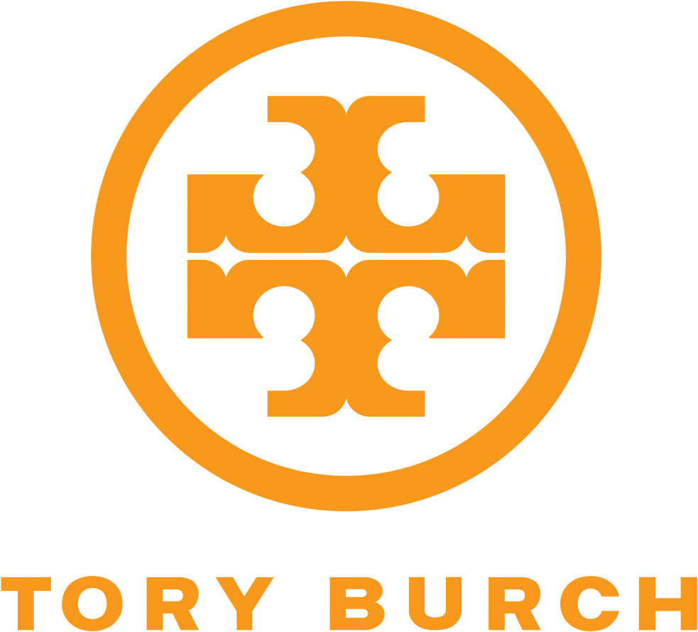 Tory Burch Logo-m - White Tory Burch Double-wrap Logo Stud Bracelet (1024x934), Png Download