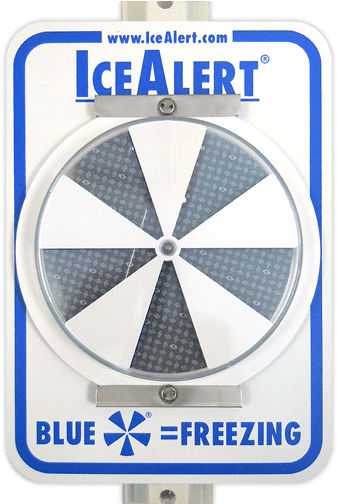Icealert Temperature Sensitive Reflective Sign Um1 - Icealert Inc (503x503), Png Download