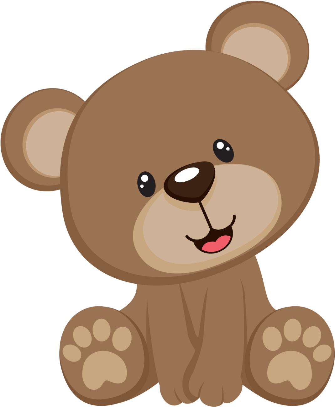 Gummy Bear Clipart Transparent Background - Cute Teddy Bear Clipart (1080x1311), Png Download