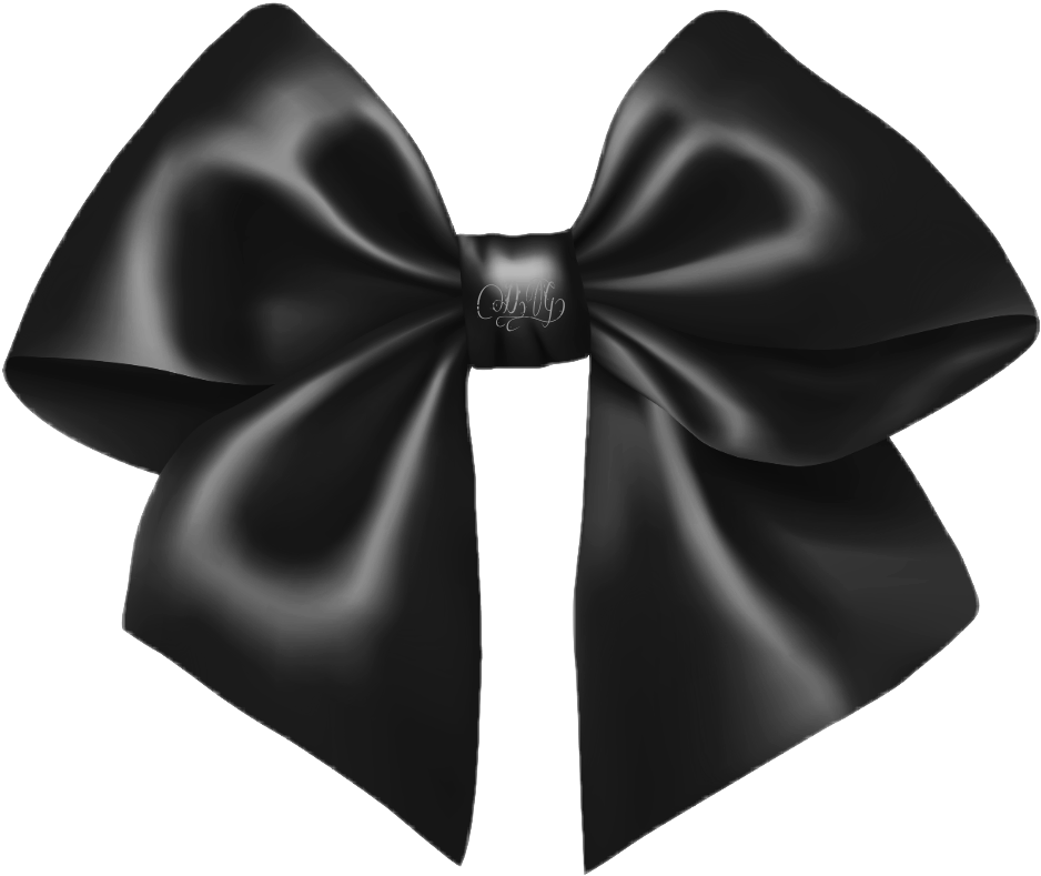 Black Bow Png - Ribbon Png (938x789), Png Download