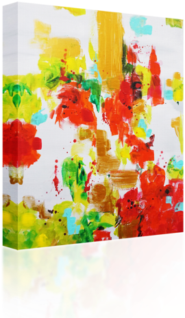 Summer Bloom - Modern Art (500x500), Png Download