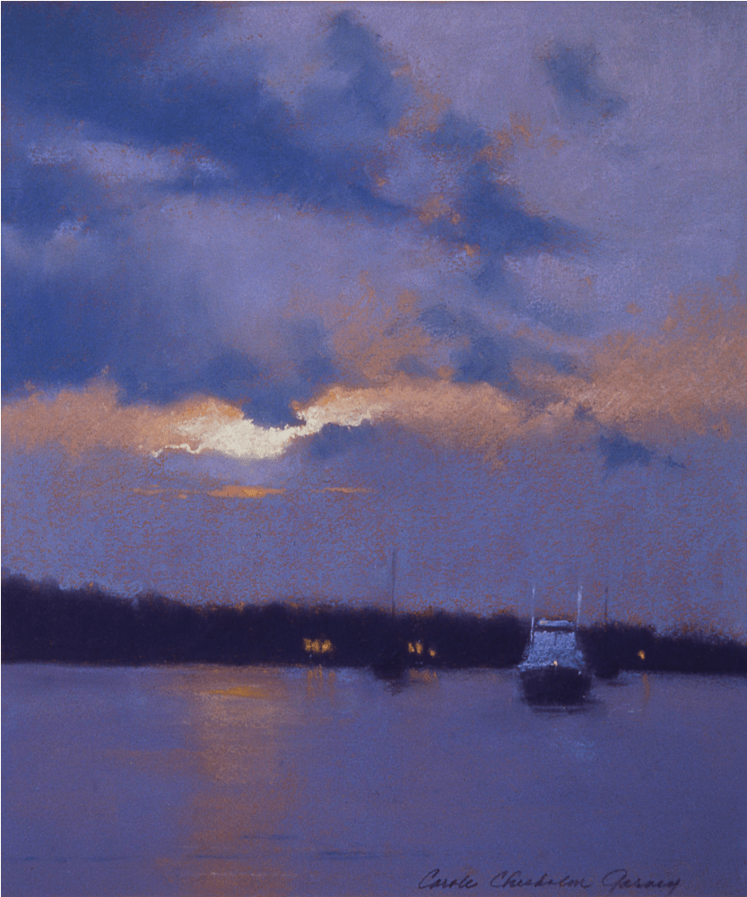 Good Night Edgartown - Painting (1450x1000), Png Download