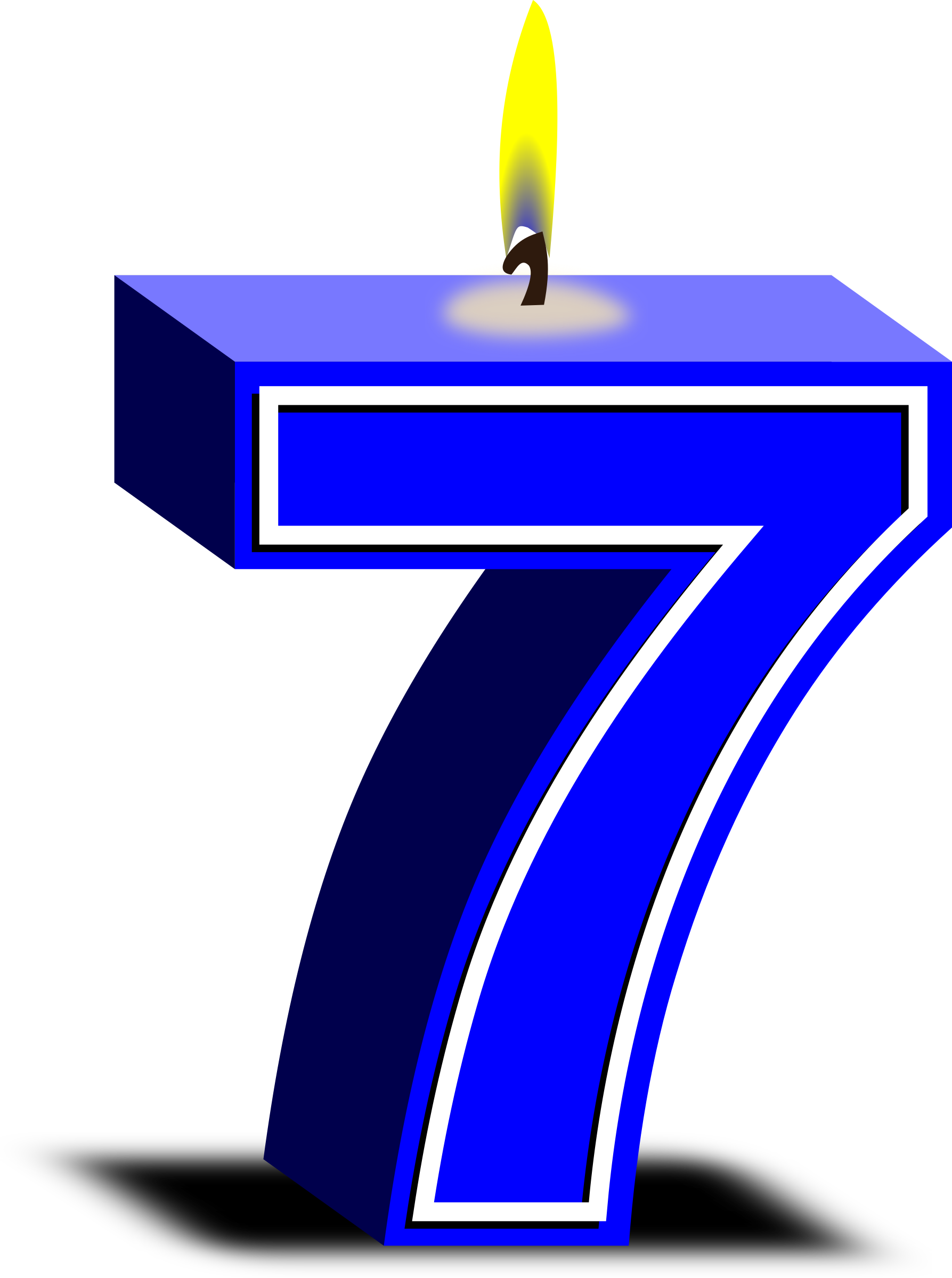 This Free Icons Png Design Of Birthday Candle (1787x2400), Png Download