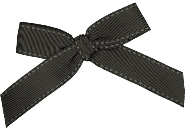 Black Bow Ribbon Png Pic - Png Arts (600x600), Png Download