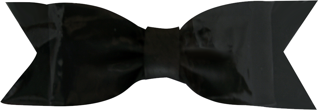 Gumpaste Bows Large Solid Black - Motif (1050x516), Png Download
