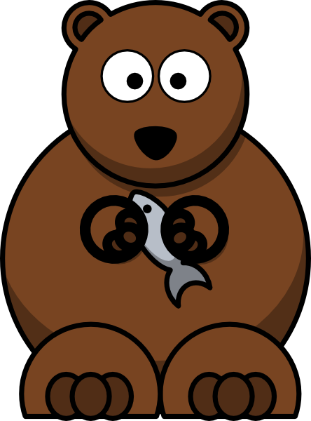 Bear Svg Clip Arts 444 X 600 Px (444x600), Png Download