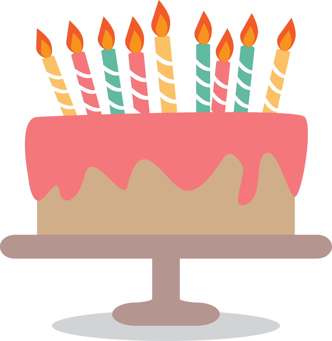 Birthday Cake Greeting Card Clip Art - Birthday Cake (1100x1129), Png Download