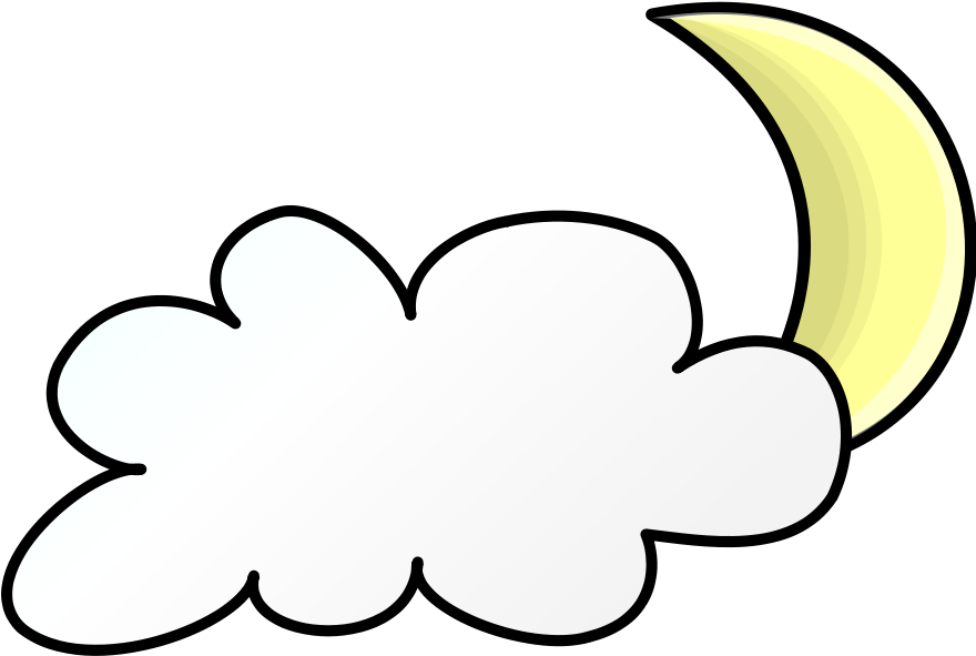 Clip Art Night Images Pictures - Rainy Weather Clip Art (900x900), Png Download