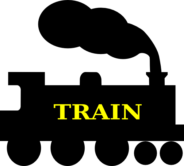 Free Train Vector Art, Download Free Clip Art, Free - Train Silhouette Clip Art Free (600x544), Png Download