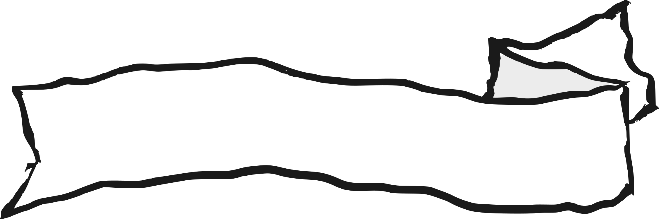 Free Download - Silhouette (2249x748), Png Download