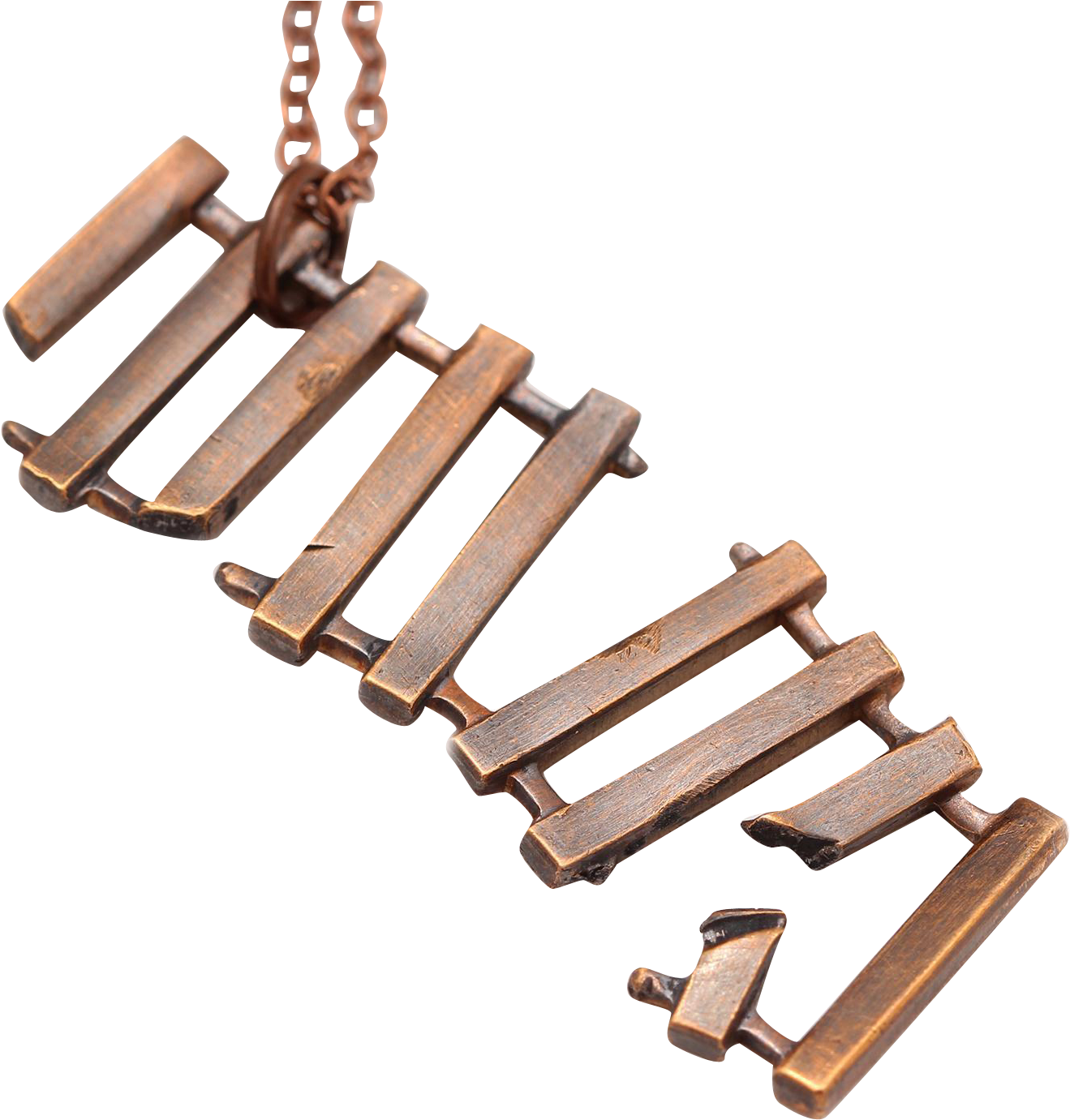 The Wrong Side Of The Tracks Train Track Necklace Railroad - Omega Seamaster Cal 552 Ref 14700 (1380x1380), Png Download