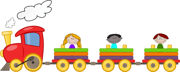 28 Collection Of Toy Train Clipart Png - Choo Choo Train Clipart (600x241), Png Download
