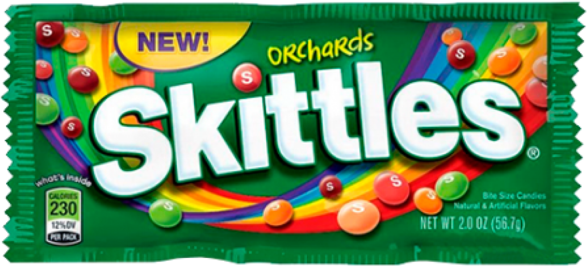Skittles Orchards 24 Count 2 Oz (1200x1200), Png Download