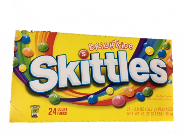Skittles Brightside 2 Oz Buy It At Www - Skittles Brightside 24 Count Box (600x450), Png Download
