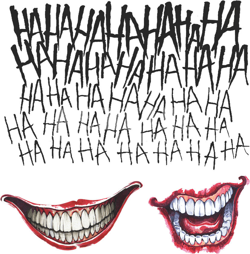 Joker Tattoo Kit - Suicide Squad Joker Tattoo Kit (850x850), Png Download