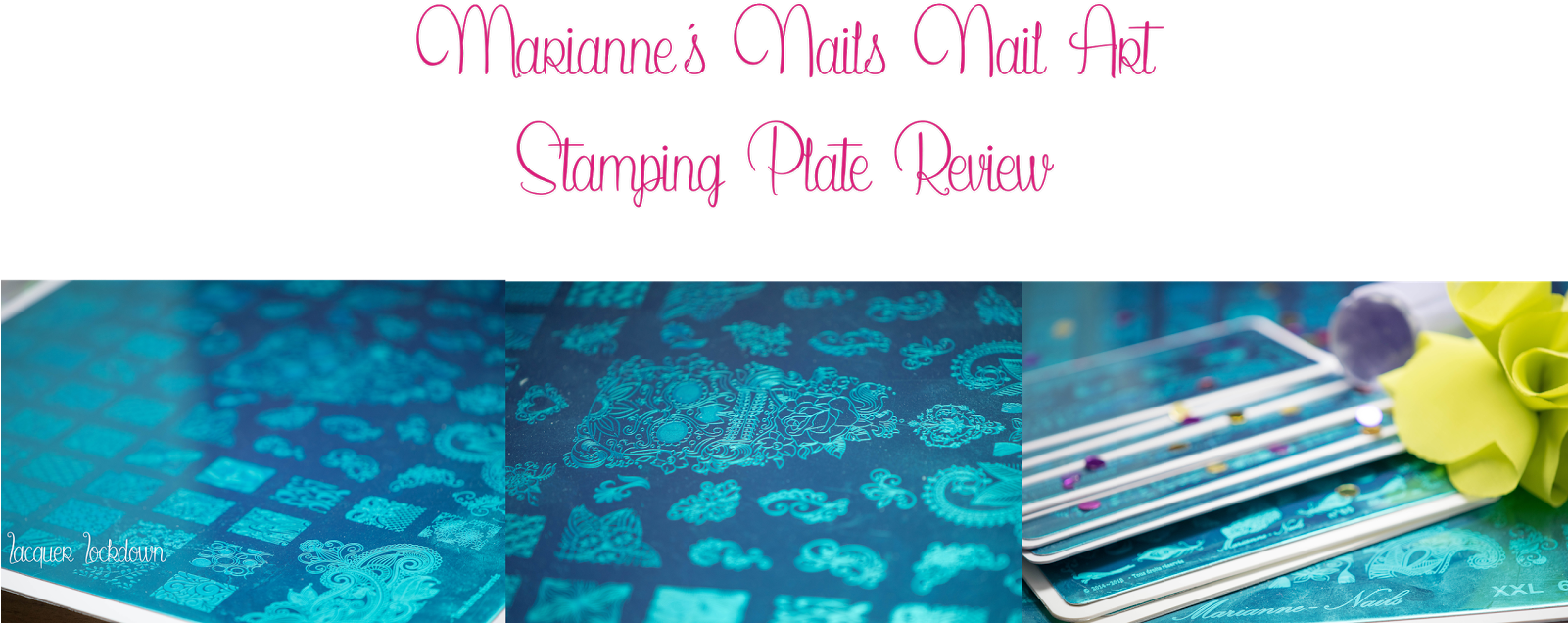 Marianne's Nails, Marianne's Nails Stamping Plates, - Nail (1600x712), Png Download