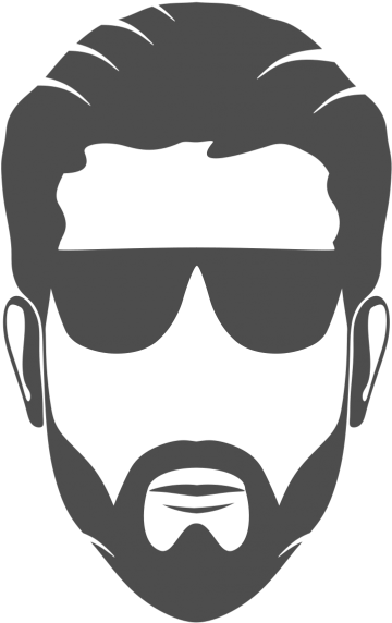 Man Face Logo Image - Man Face Logo (820x820), Png Download