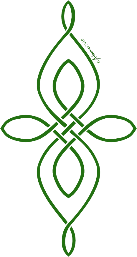 Celtic Knot- Love The Use Of The Infinity In This - Irish Mother Daughter Celtic Symbols (465x873), Png Download