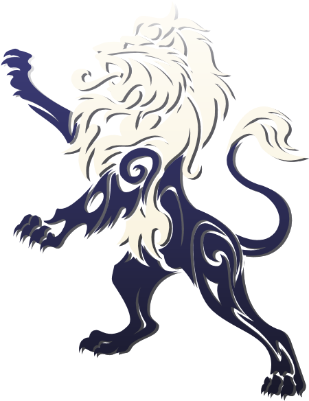 Liath Lh Lion - Tribal Lion Tattoo (532x640), Png Download