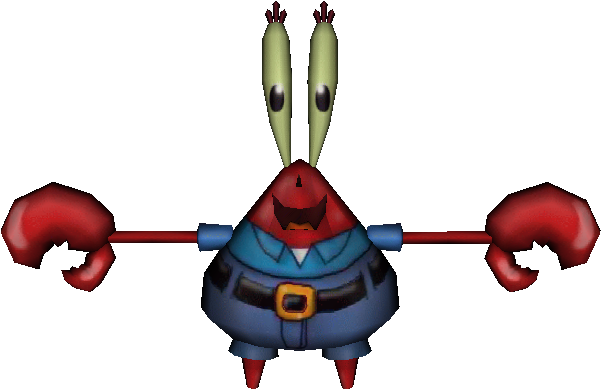 Download Zip Archive - Art The Spongebob Squarepants Movie Game (750x650), Png Download