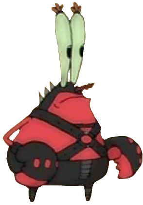 Report Abuse - Mr. Krabs (333x448), Png Download