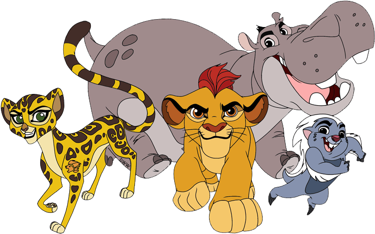 Animation Vector Lion Graphic Transparent Download - Guardia Del Leon Personajes (800x496), Png Download