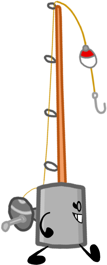 Fishing Rod Fan-made Pose - Illustration (1000x983), Png Download