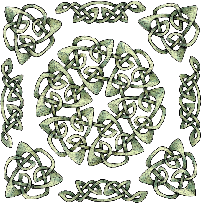 Celtic Knot Square - Greeting Card (800x800), Png Download