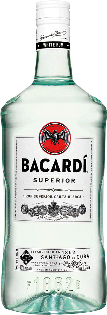 Bacardi Superior - Bacardi Rum (750x1050), Png Download