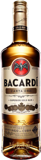 Bacardi Gold Carta Blanca (280x535), Png Download