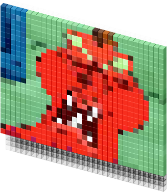 View Cursor On T-shirt - Mario (330x418), Png Download