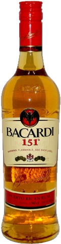 Buy Bacardi 151 (500x500), Png Download