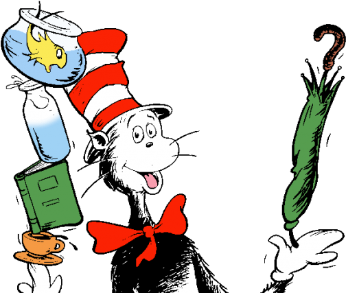 Http - Cat In The Hat Great Big Flap Book (1024x426), Png Download