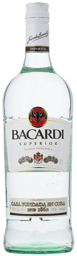 Bacardi Light Rum 1.75 L (400x500), Png Download