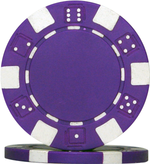 Poker Dice Purple Pokerstore - Black Poker Chips (500x500), Png Download