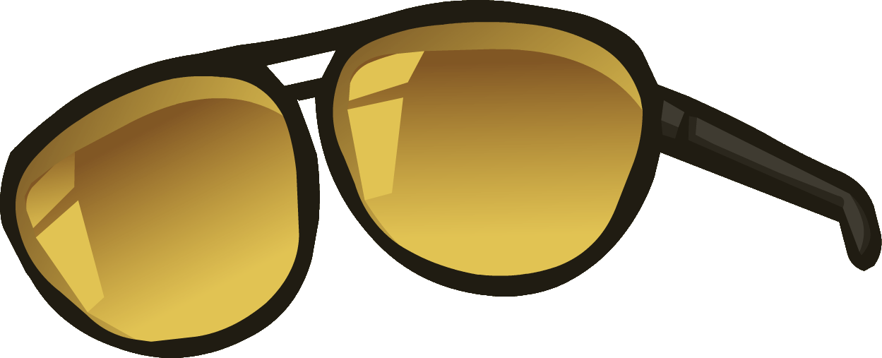 Aviator - Sunglasses - Png - Club Penguin Aviator Sunglasses (1249x507), Png Download