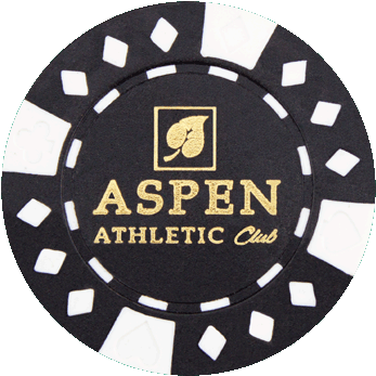 1st Featured Poker Chip In Hot Stamps - Blue Poker Chip (376x376), Png Download