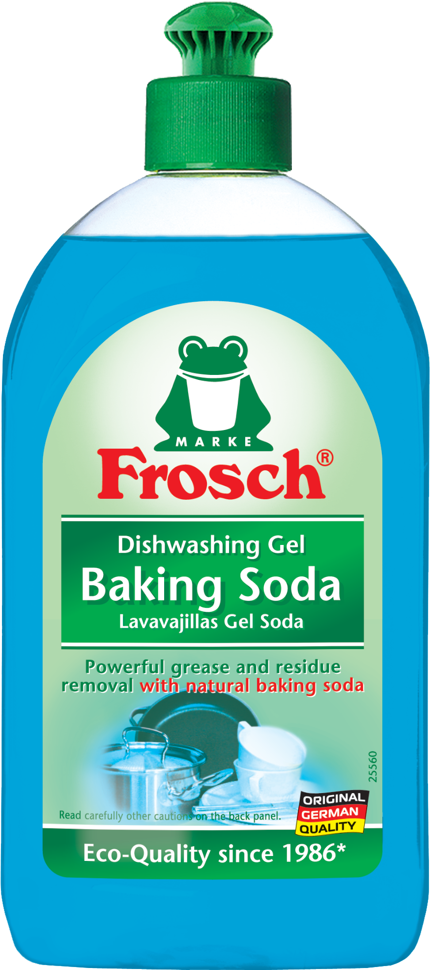 Frosch Baking Soda - Frosch Baking Soda Dishwashing Liquid Soap, 16.9 Oz, (925x2008), Png Download