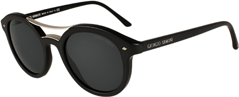 Giorgio Armani Ar8007 Matte Black Sunglasses - Giorgio Armani Sunglass For Men (500x300), Png Download