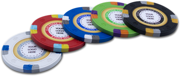 Reviews For Clay Poker Chips - Poker (595x250), Png Download
