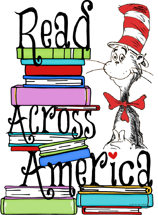 Seuss Week - Read Across America 2018 (638x865), Png Download